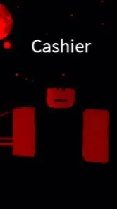 ai character: Cashier :3 background
