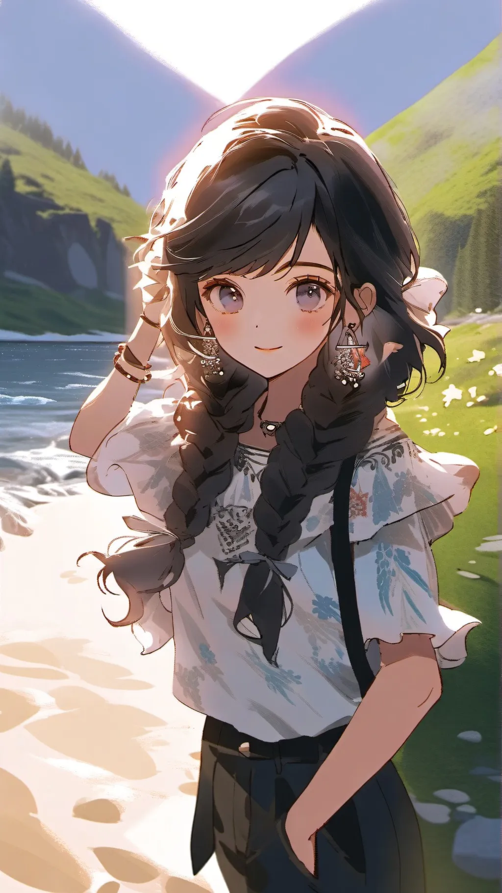 ai character: Girlfriend background