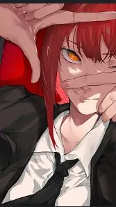 ai character: MAKIMA??????? background