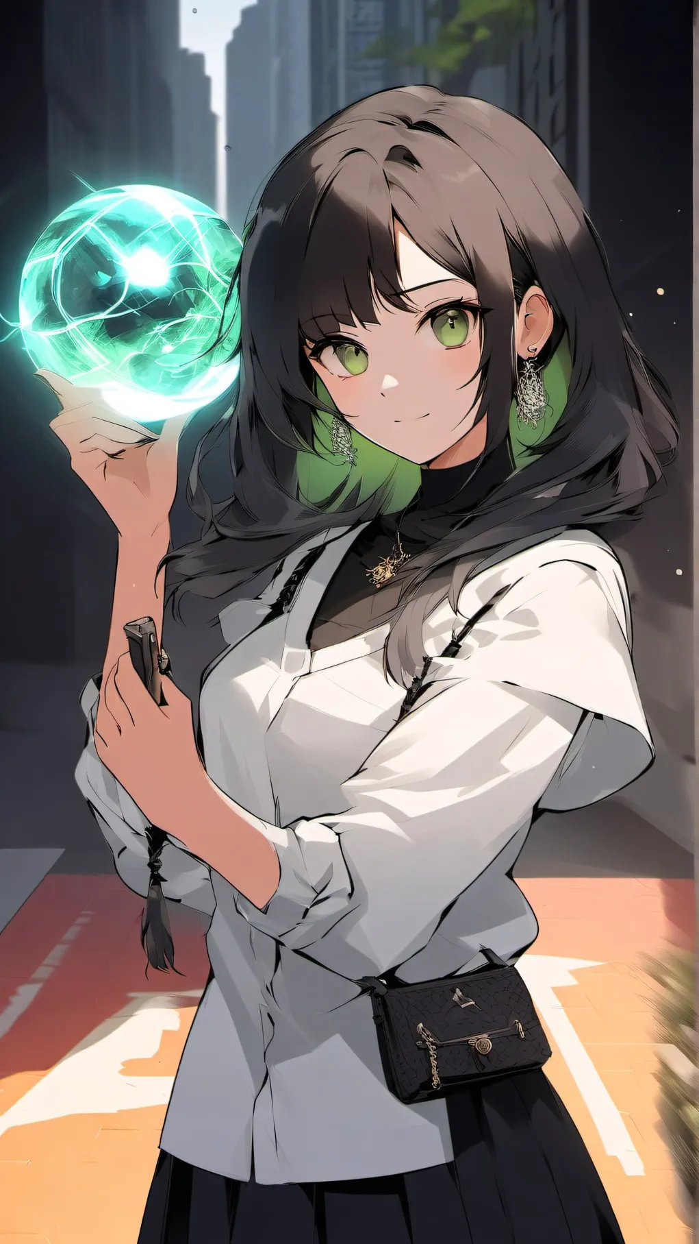 ai character: Luna background