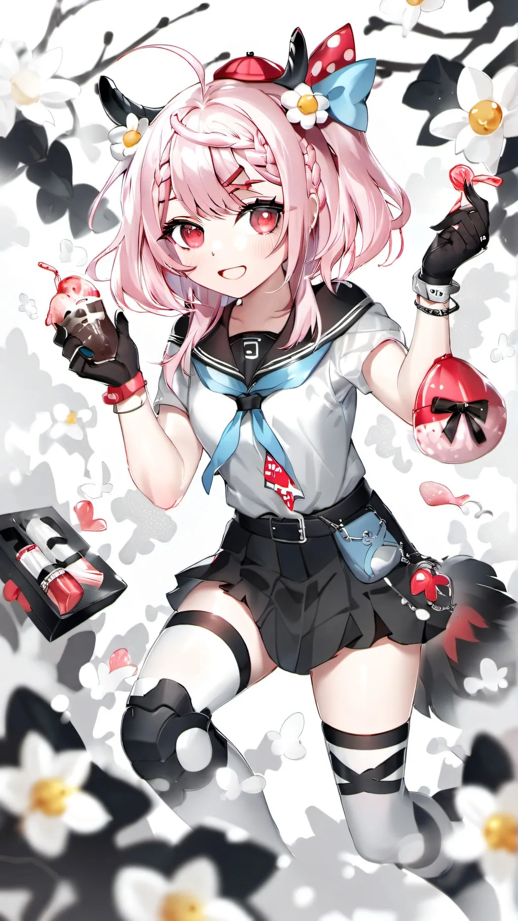 ai character: Miko  background