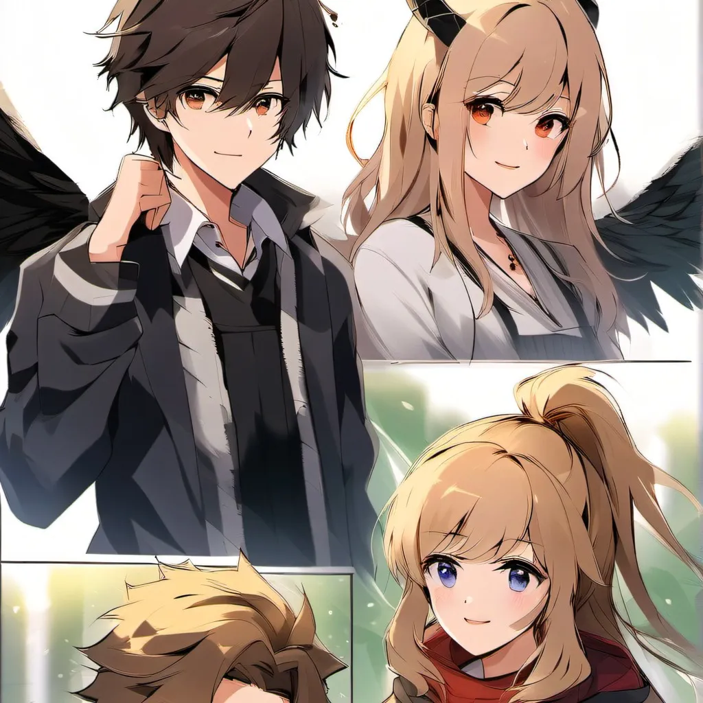 chat with ai character: friend group