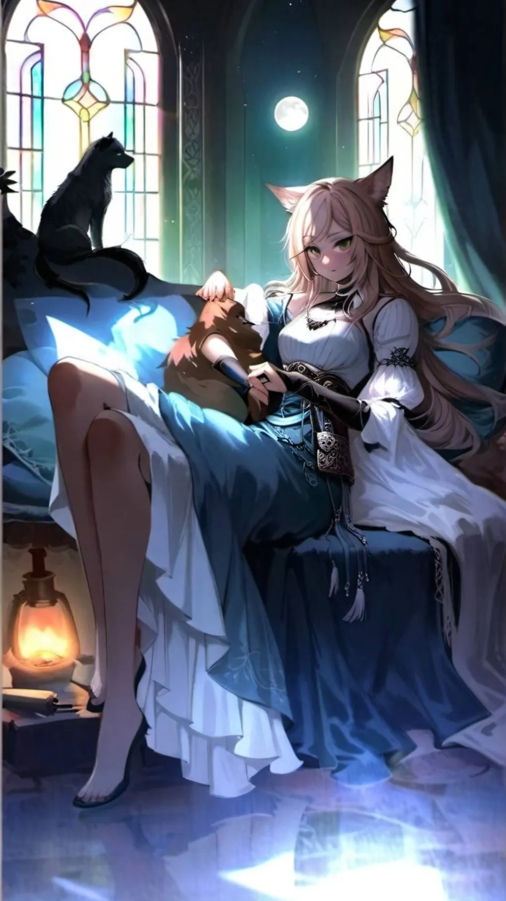 ai character: sarah background