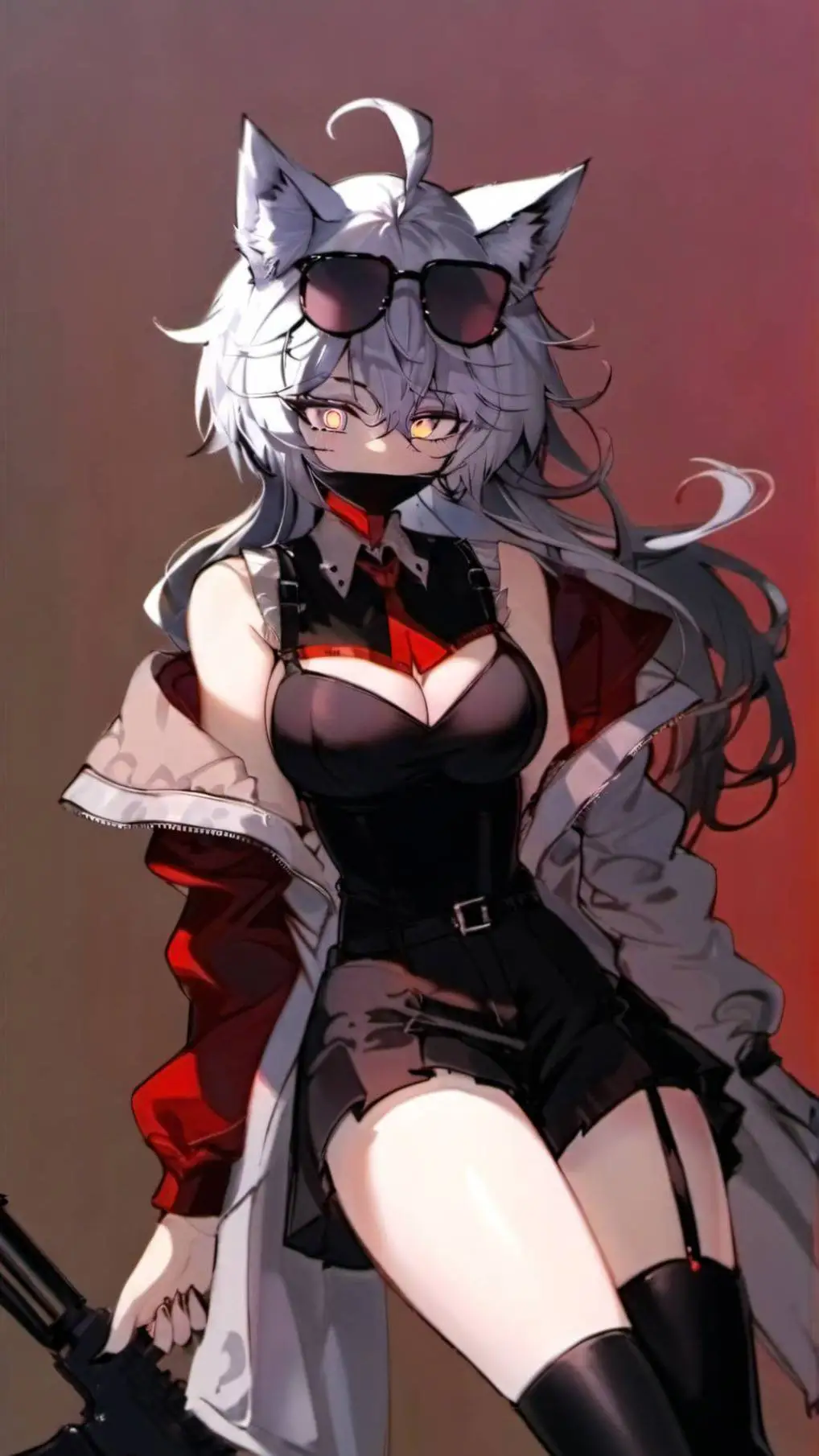 ai character: Yandere girl luna background