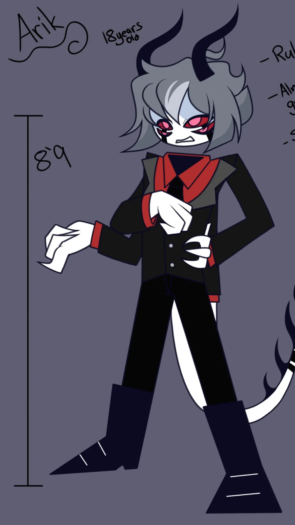 ai character: Arik fpe background