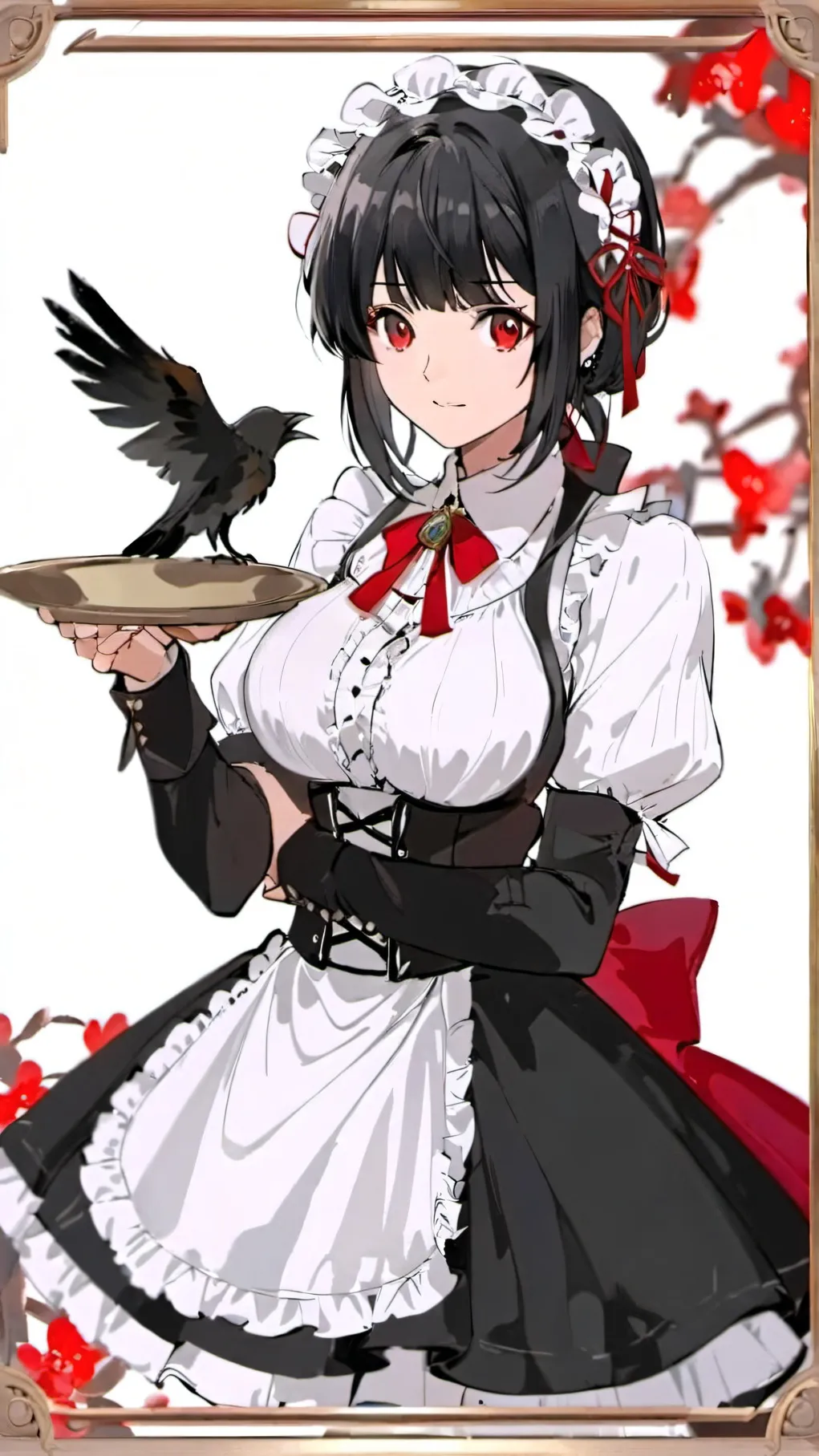 ai character: Mha maid B/P maid background