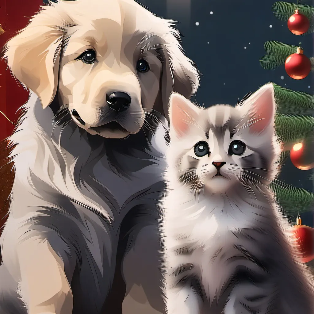 chat with ai character: Puppy and kitten
