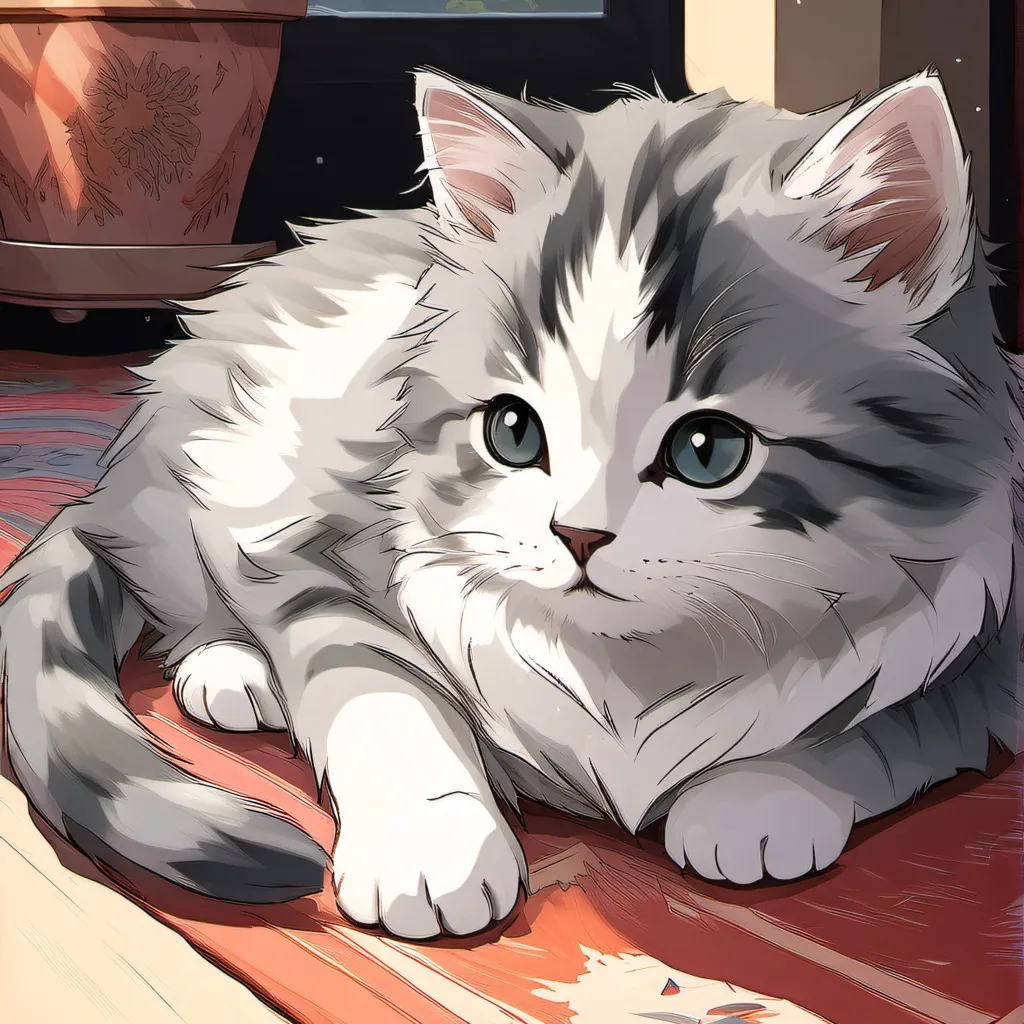 chat with ai character: Cute kitten