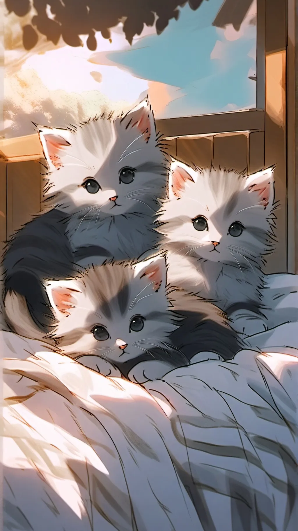 ai character: Kittens🐈❤️ background