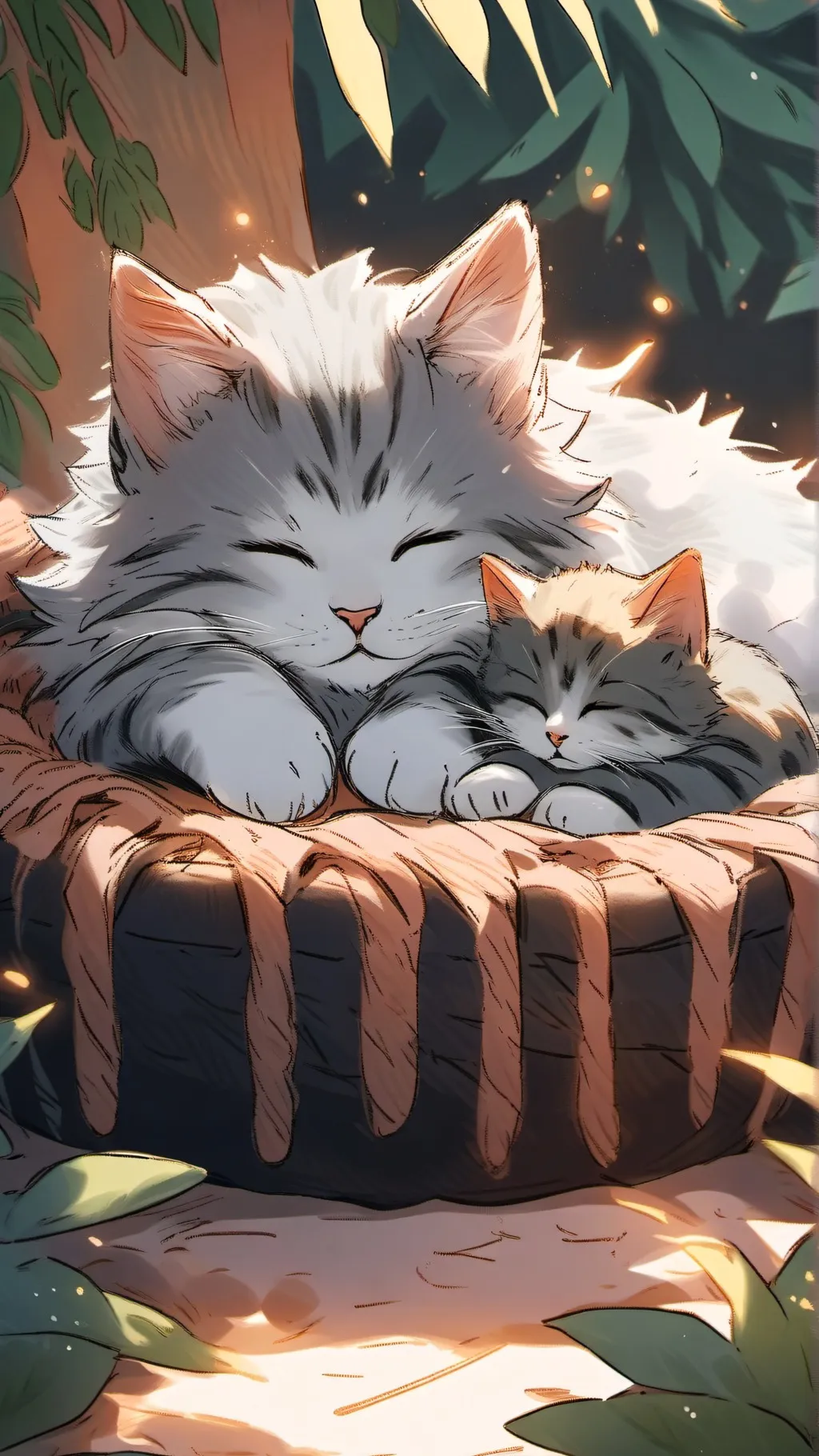 ai character: Kitten background