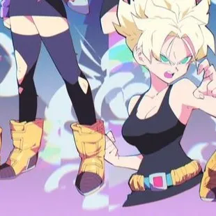 chat with ai character: fem trunks