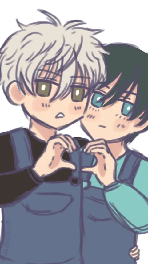 ai character: You x rin.  background