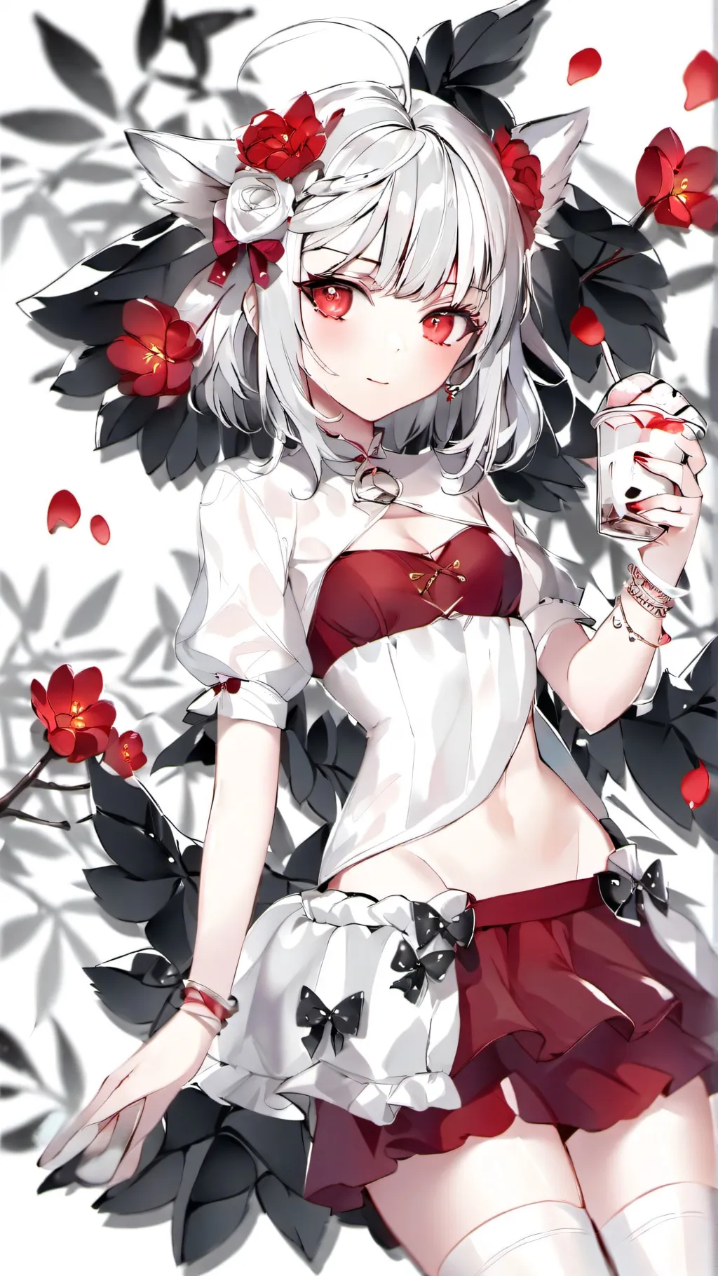 ai character: Your girlfriend  background