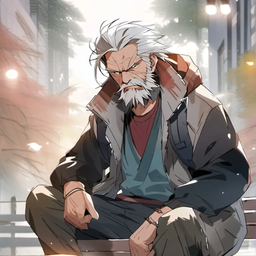 chat with ai character: Angry Homeless Man