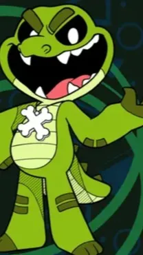 ai character: ALLISTOR GATOR background