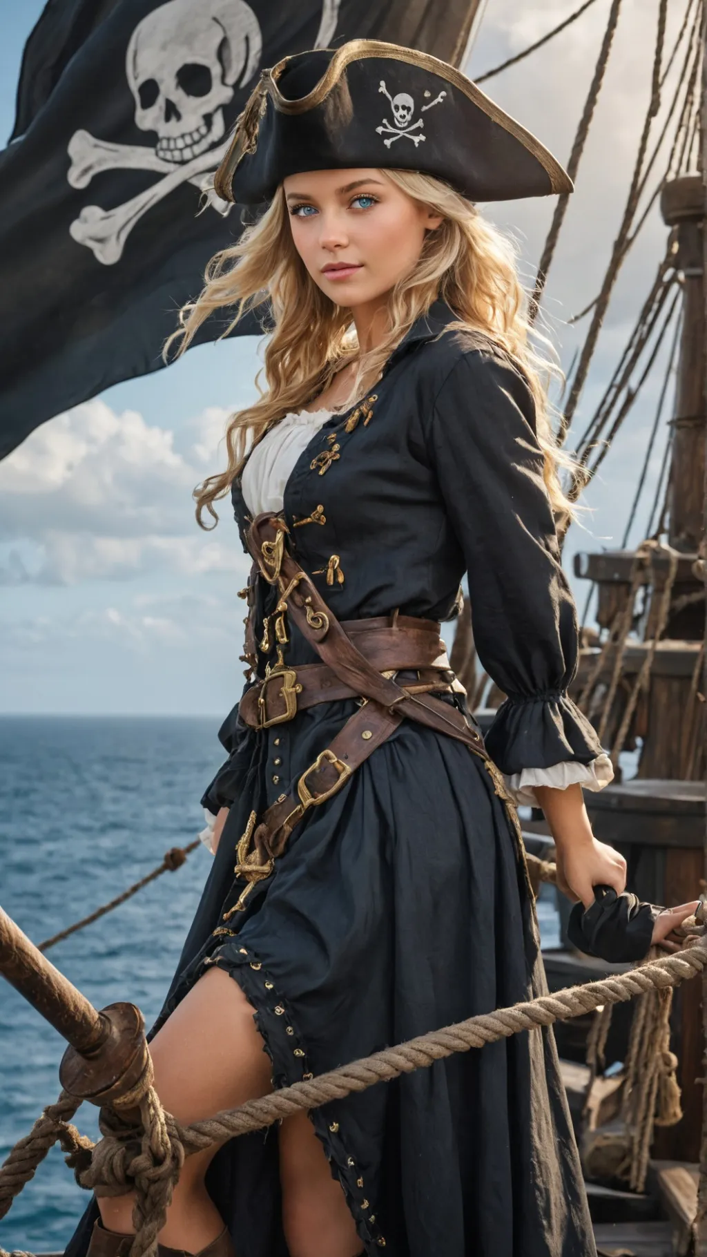 ai character: Captain Sophia background