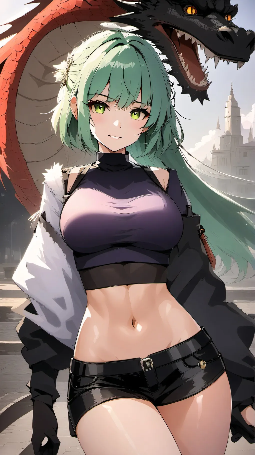 ai character: Luna background