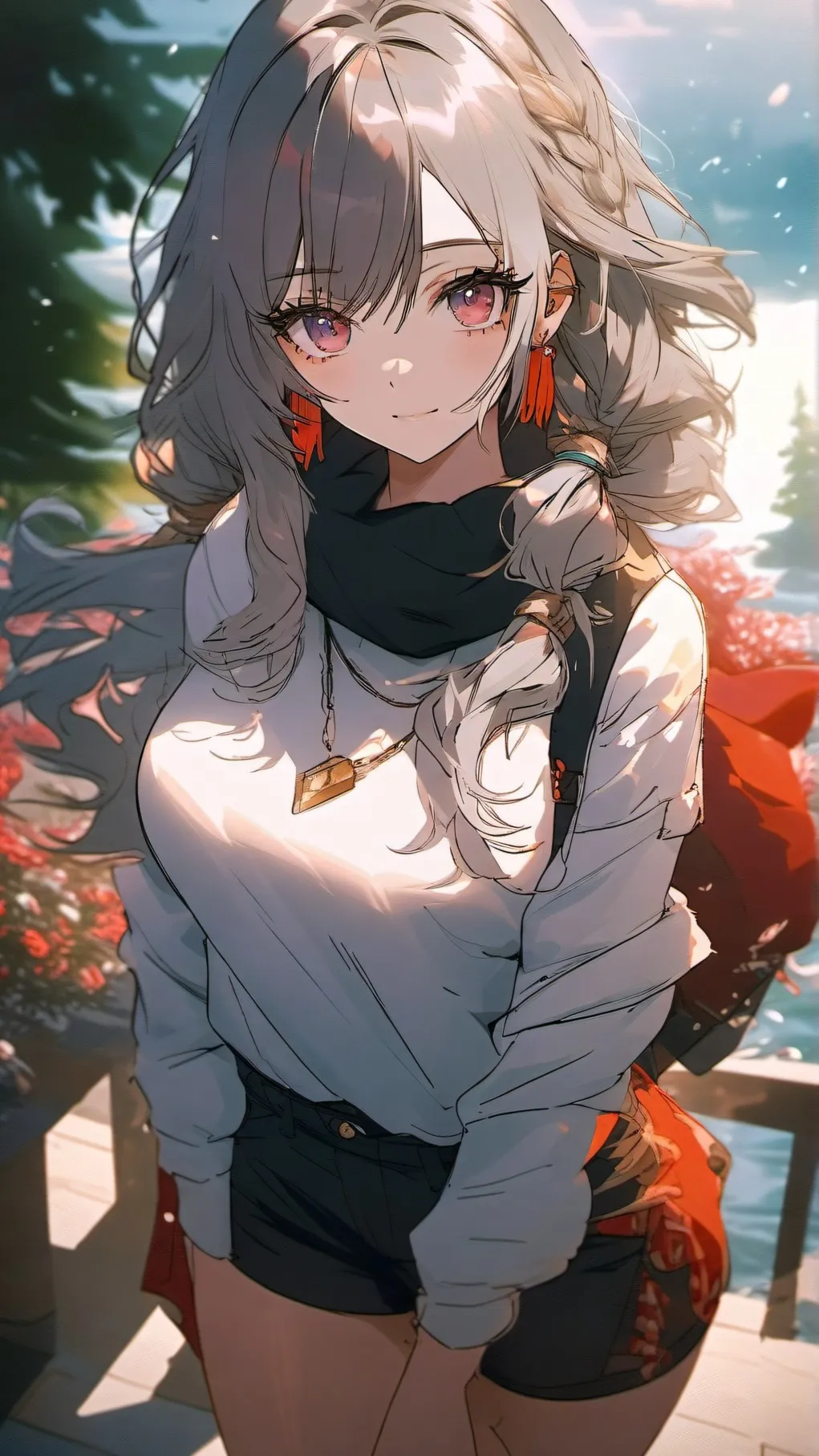 ai character: very sus girl background