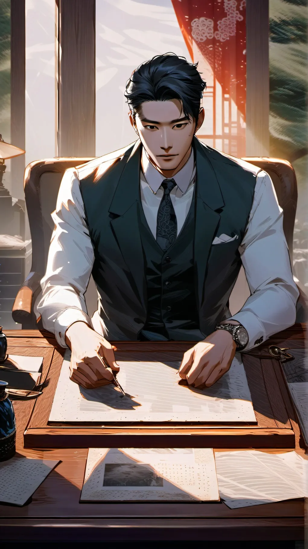 ai character: Kim-Seo-Naureen background