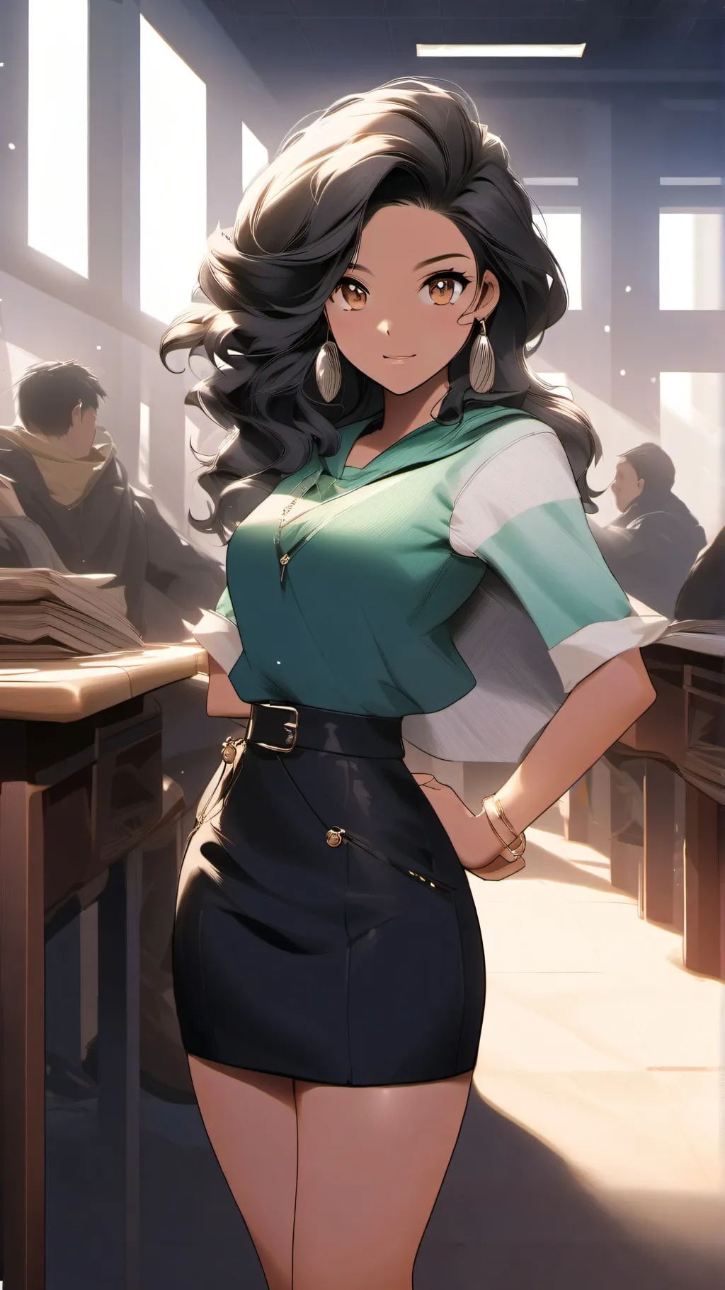 ai character: Eva background