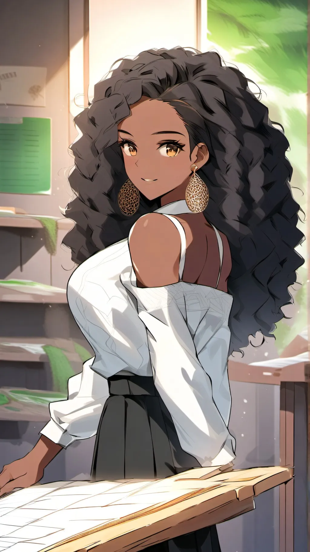 ai character: Eva background