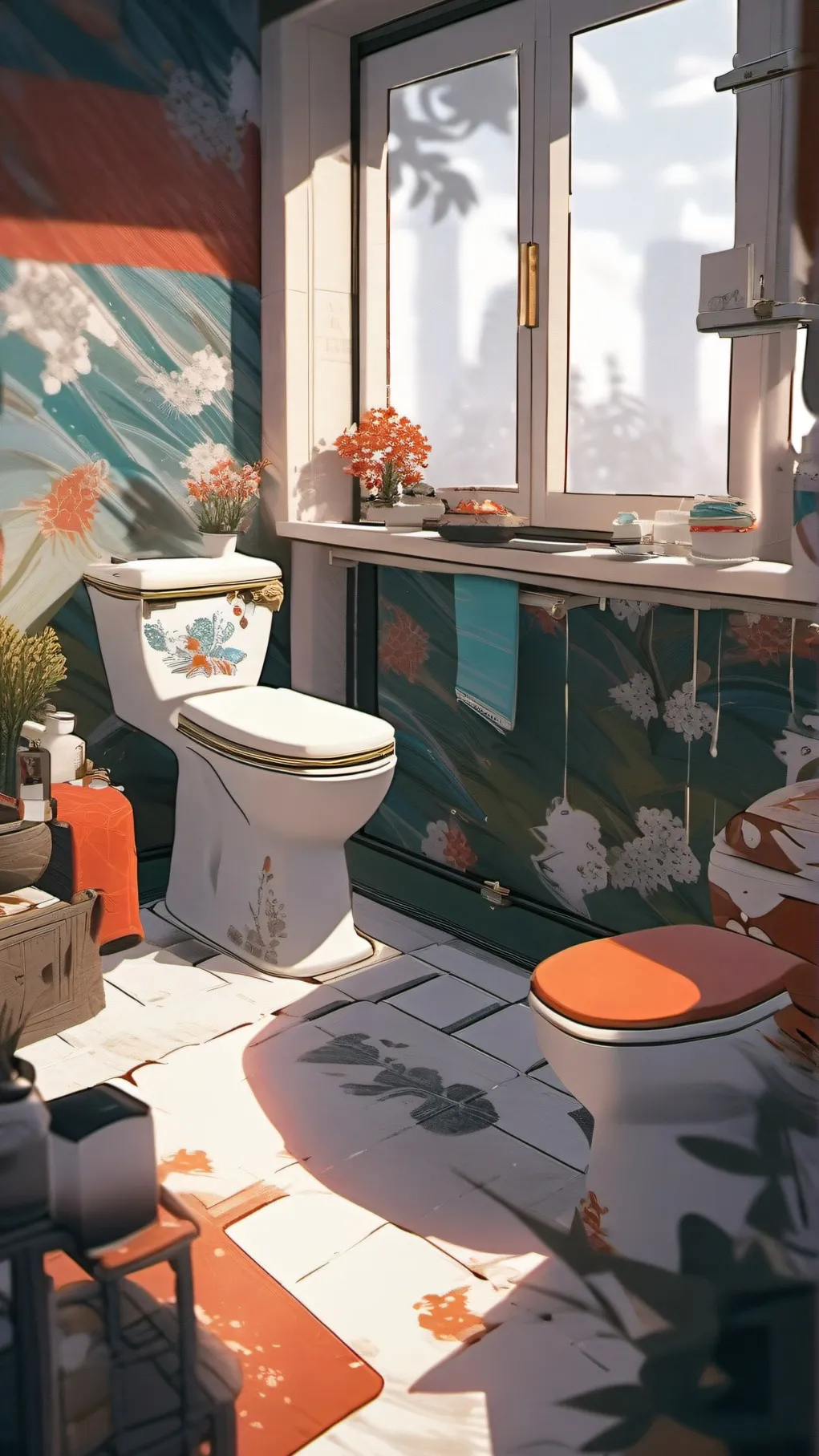 ai character: brainrot guy background