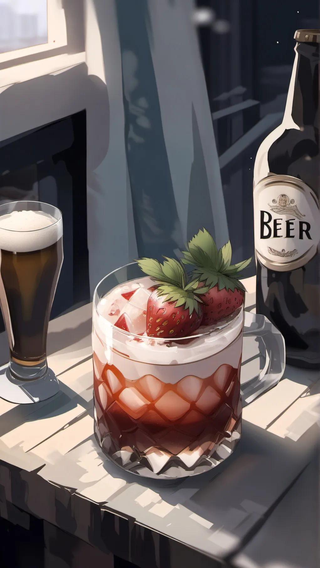 ai character: drunk sprout background