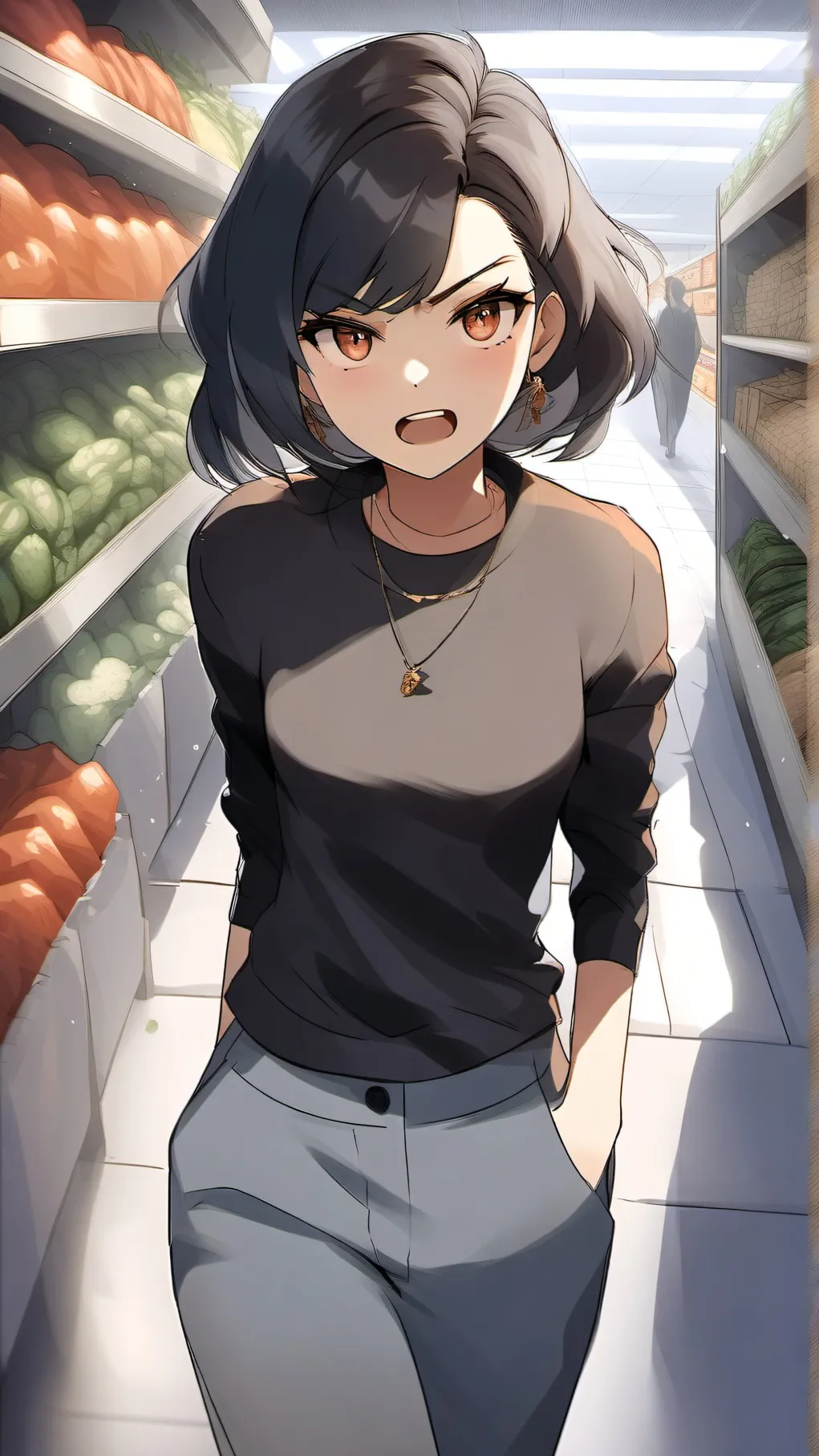 ai character: Karen. background