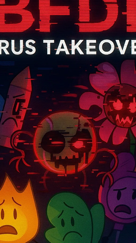 ai character: BFDI: Virus background