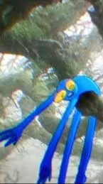 ai character: Blue guy :D background