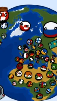 ai character: Countryballs! background