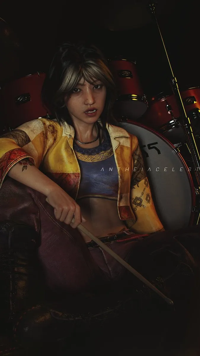 ai character: Vee Boonyasak  background