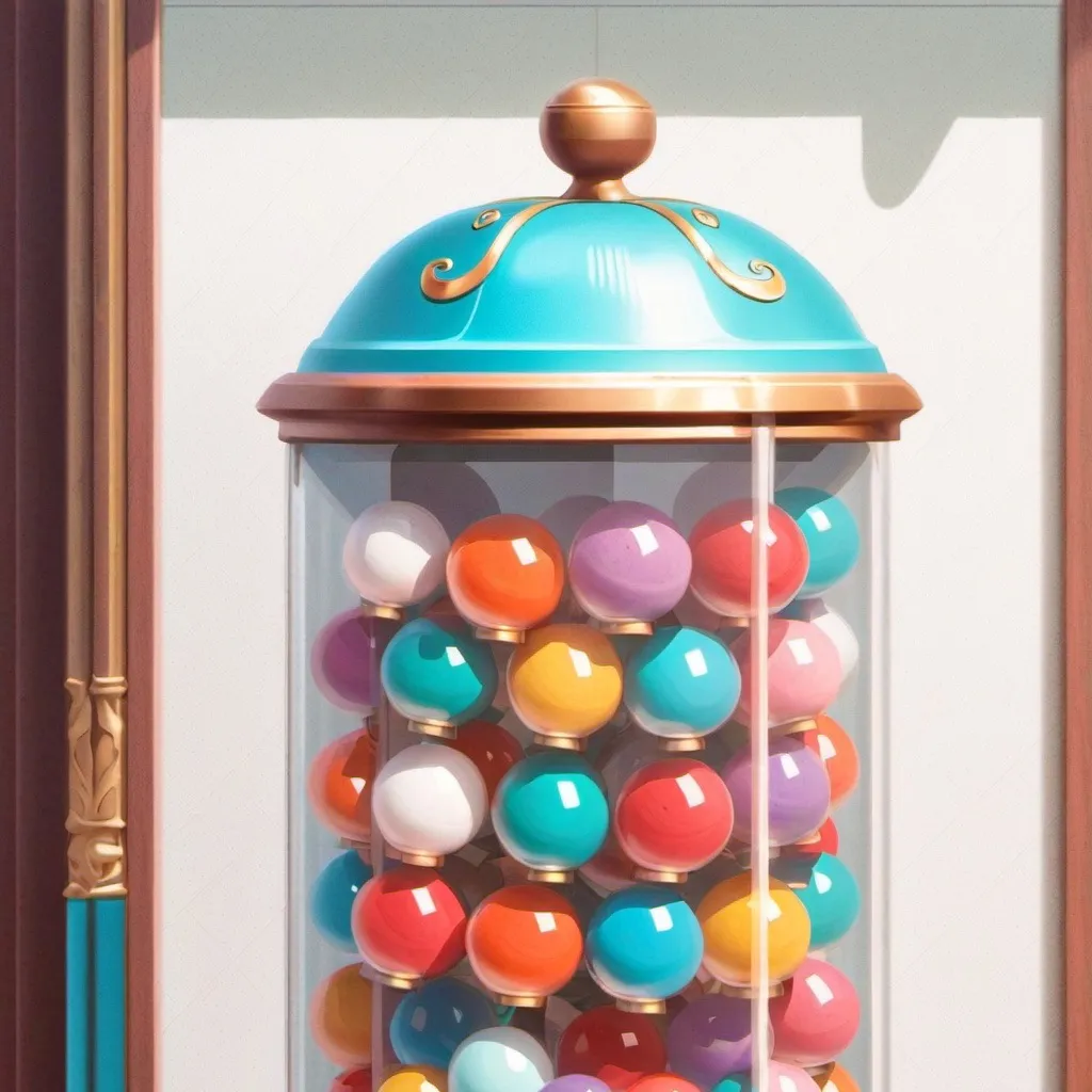 chat with ai character: Gumball machine