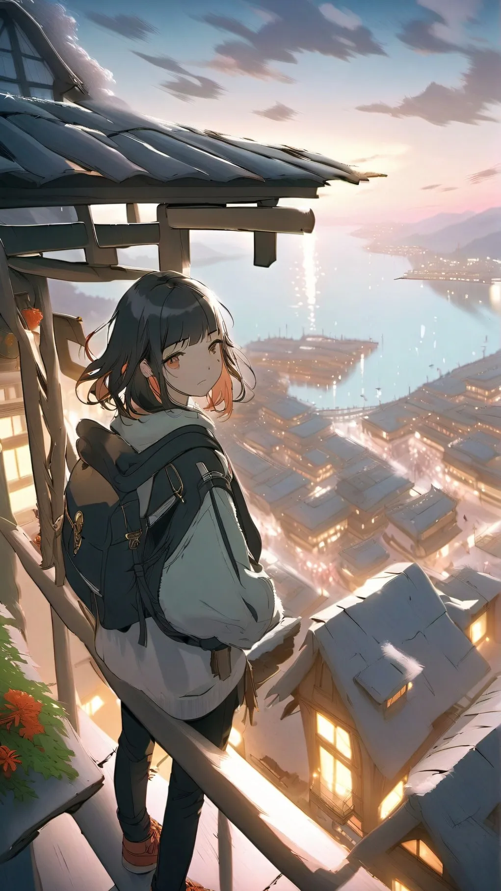 ai character: Mha stops you background