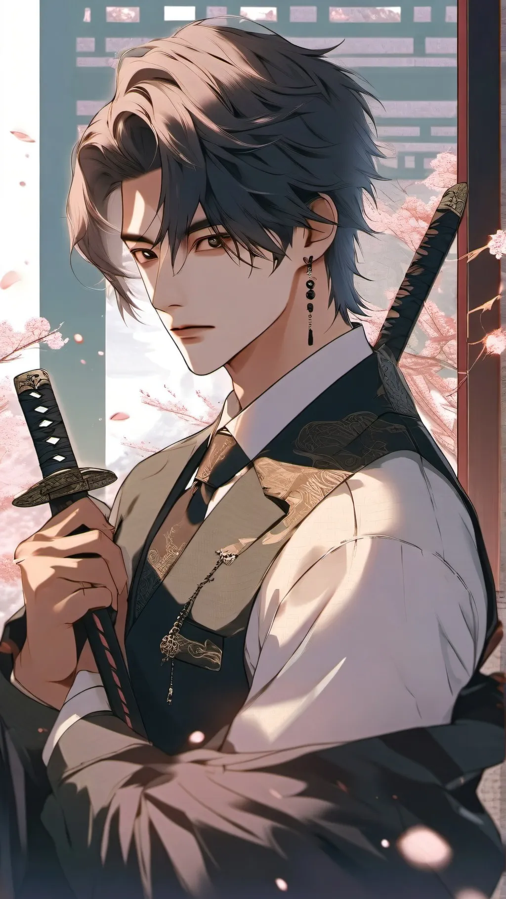 ai character: Jeoseung Saja background