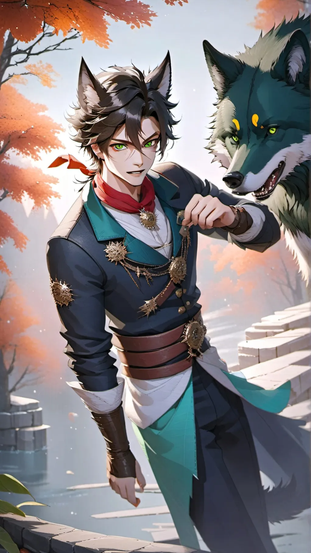 ai character: Werewolf background