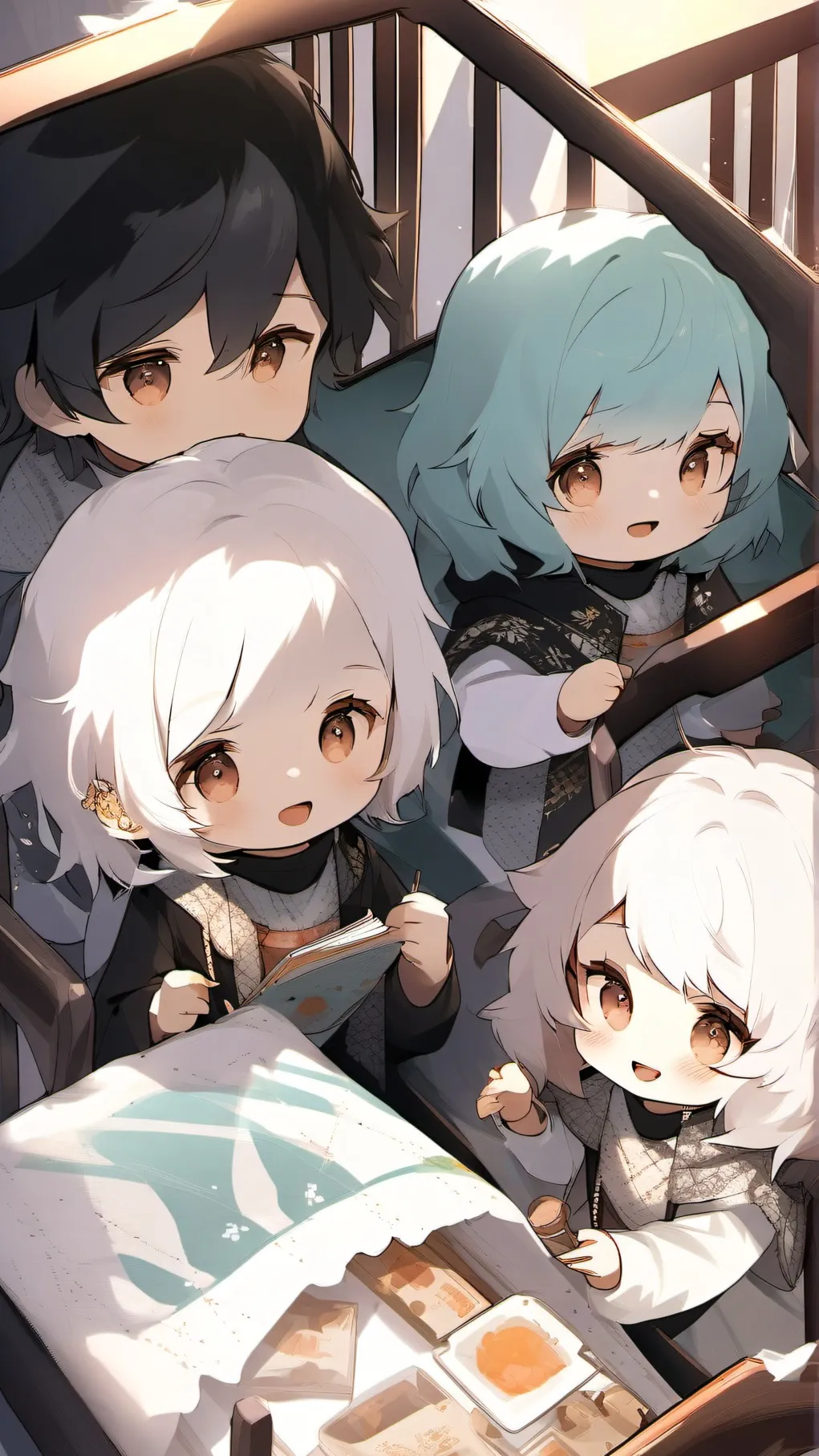 ai character: Adoption Center background