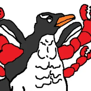 chat with ai character: Crabguin