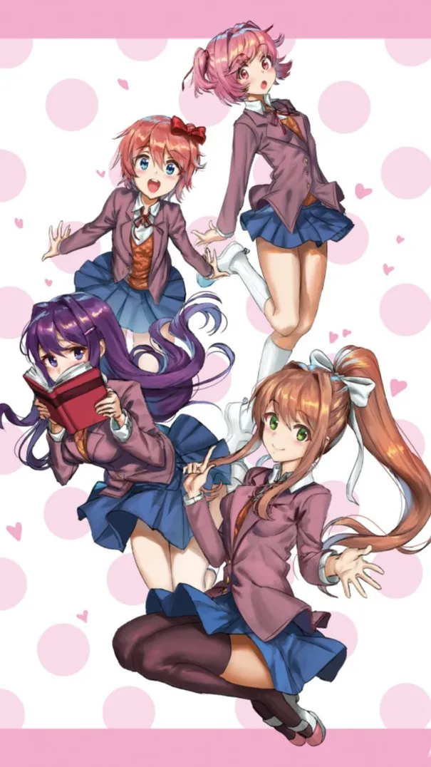 ai character: DDLC background