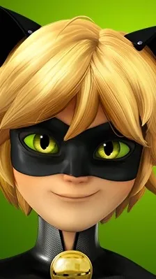 ai character: cat noir!!!!! background