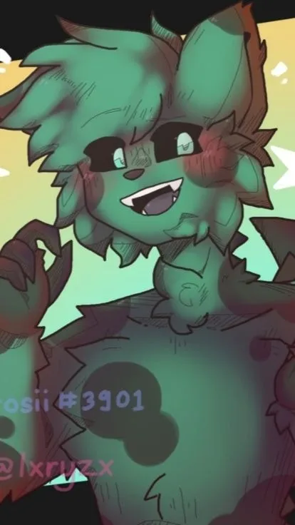 ai character: Dinopiggy (female) background