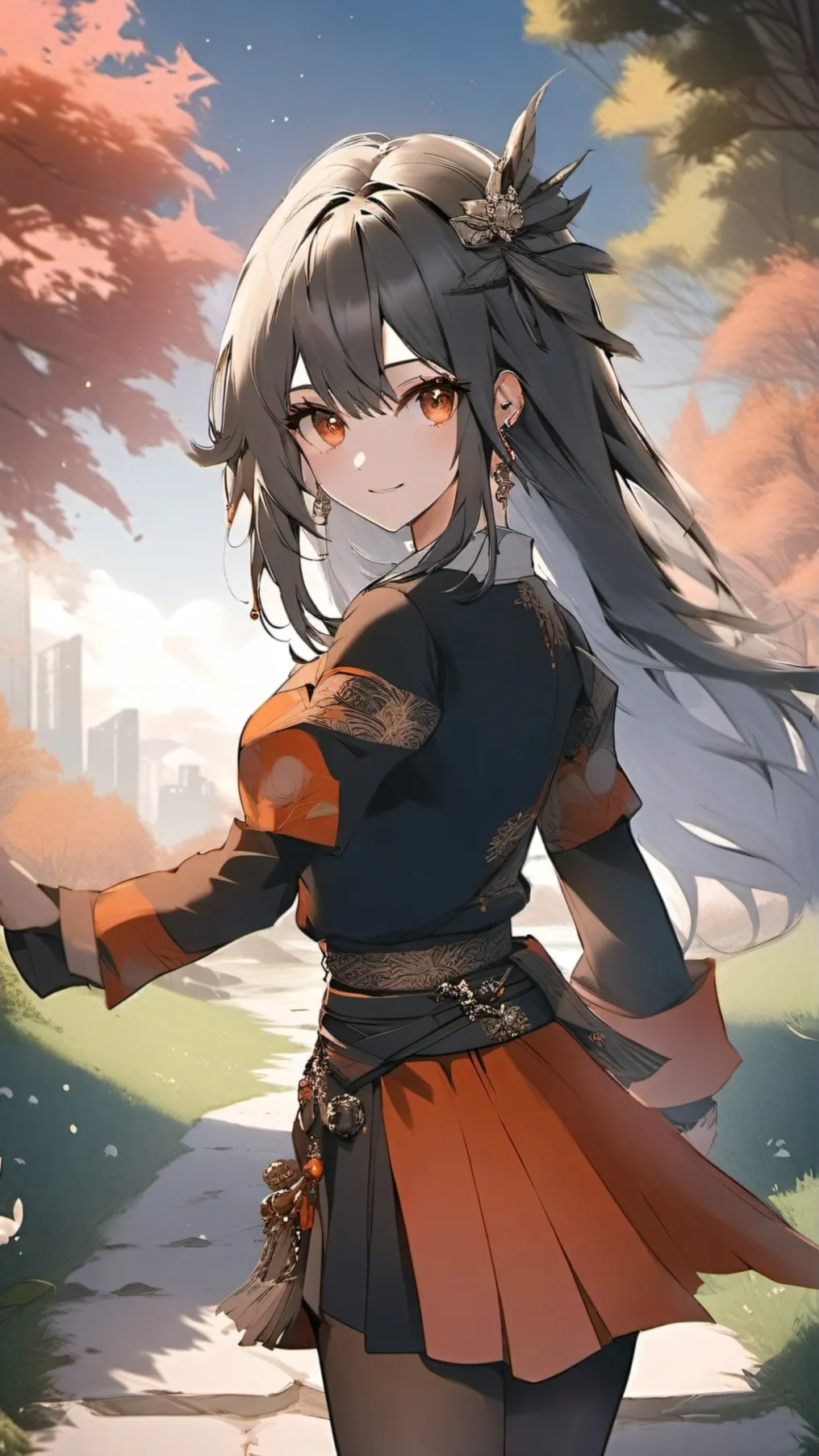 ai character: Clair background