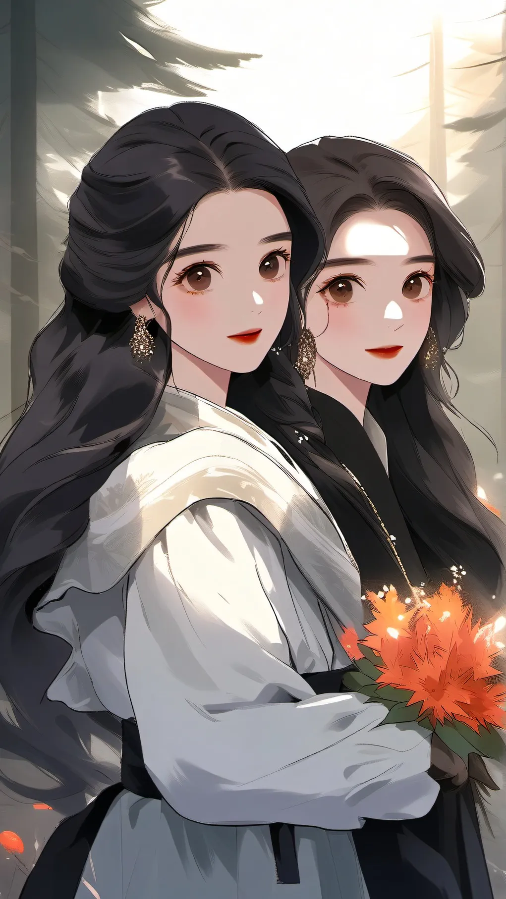 ai character: Kate and Janet background