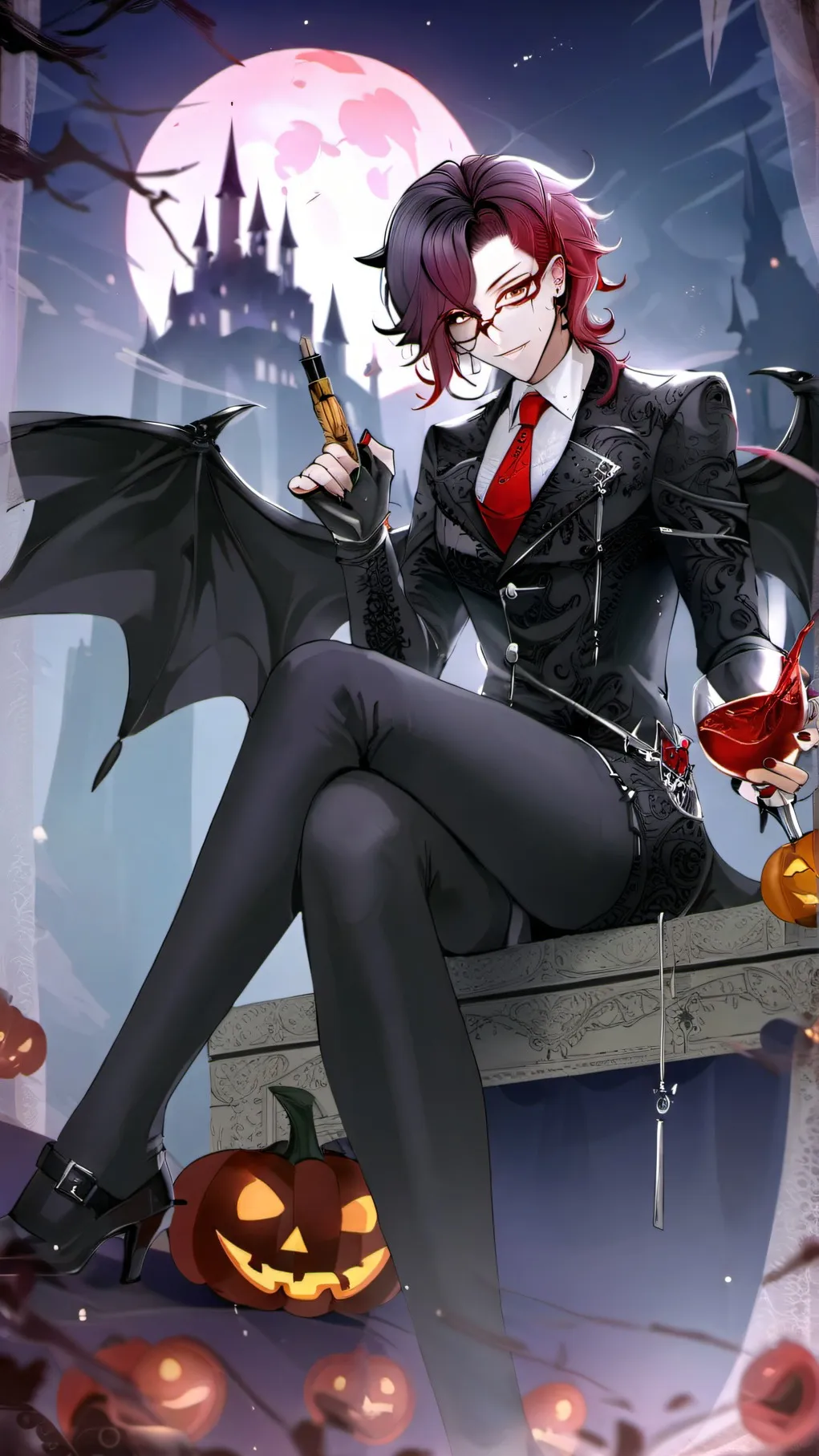 ai character:  Selene Lane☯️  background