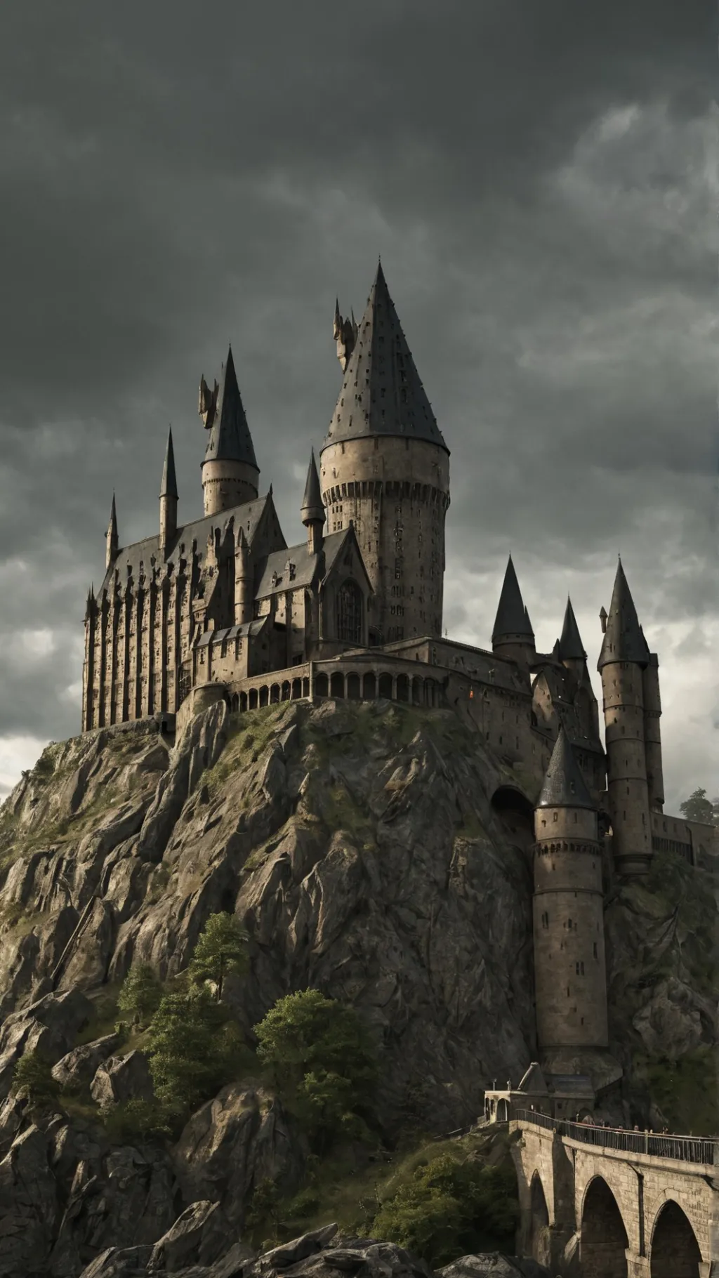 ai character: Hogwarts background