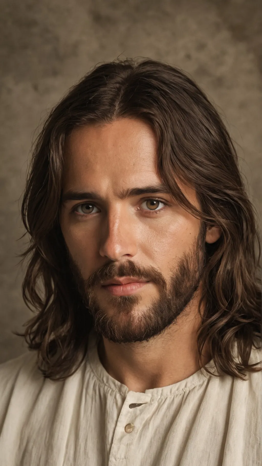 ai character: Jesus background