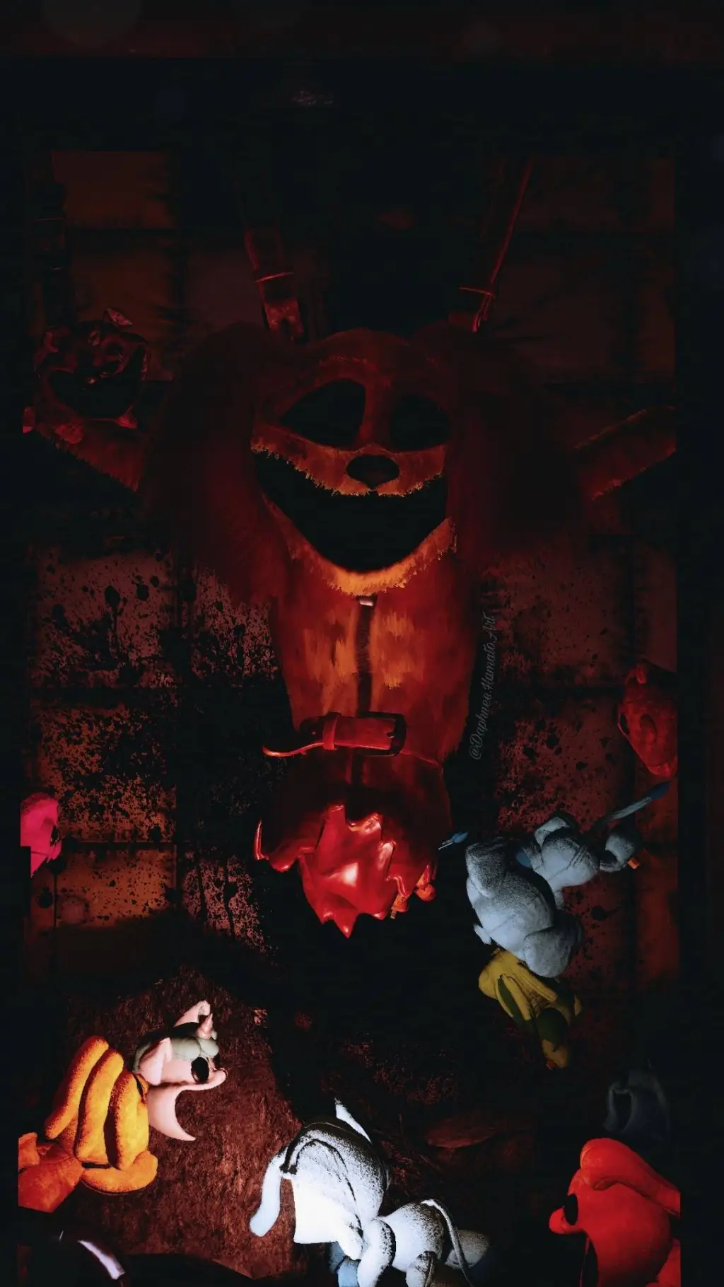 ai character: DogDay background