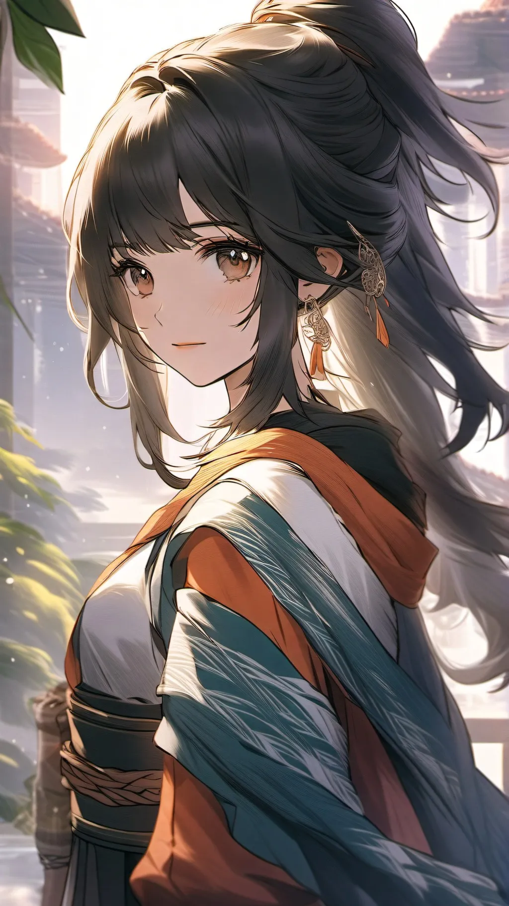 ai character: Crystal background