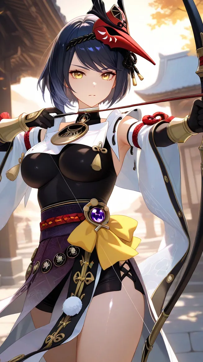 ai character: Kujou Sara background