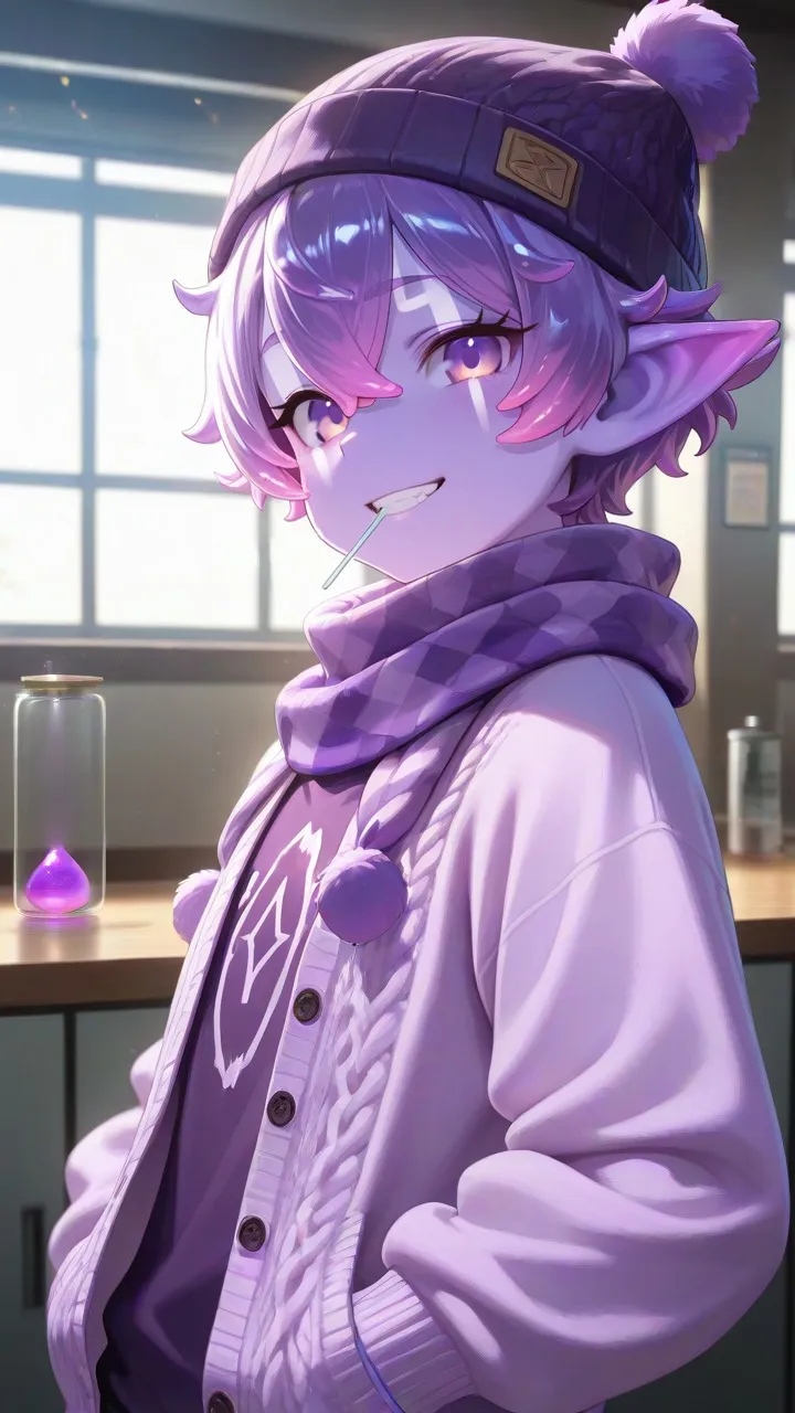 ai character: Spark background